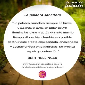 frase Bert Hellinguer